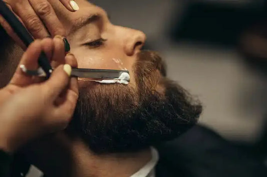 CAUCASIAN HAIRCUT & BEARD SHAVE